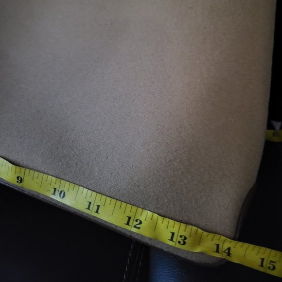 Fashion Tote Handbag Tan Brown Lined Stripe multi - Picture 12 of 12